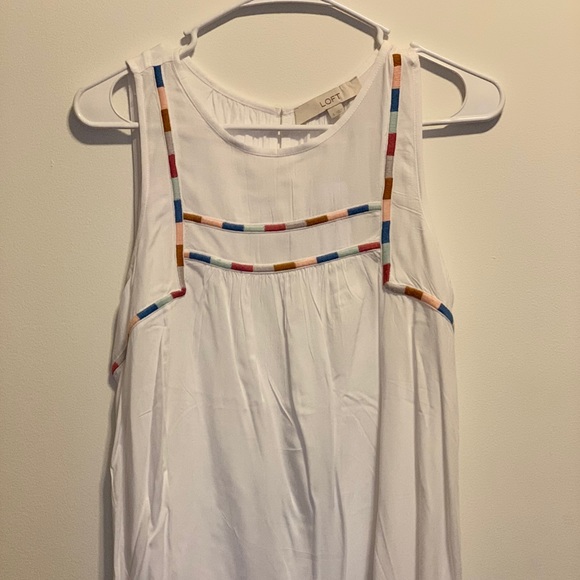 Loft rainbow embroidered tank top - Picture 4 of 5